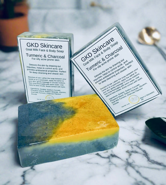 Turmeric and Charcoal soap